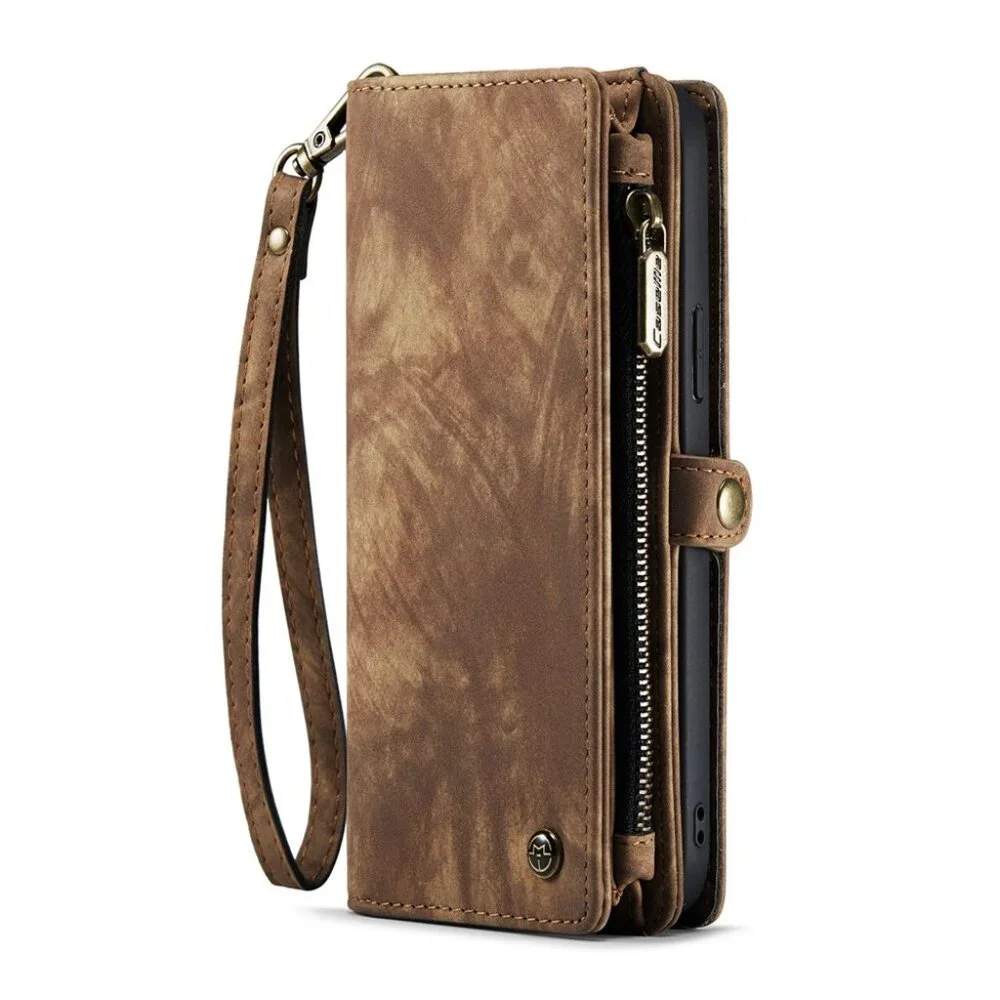 CaseMe 008 Detachable 2-in-1 PU Leather Wallet Phone Case for iPhone 13 ProMax M